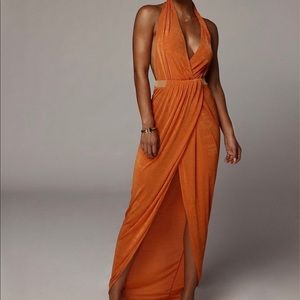 JLUXLABEL Orange McKenna Dress